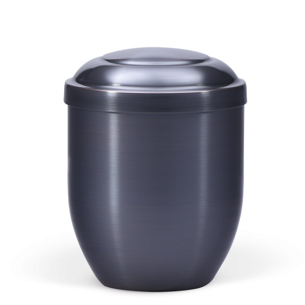 Tierurne aus Kupfer galvanisch dunkel klein